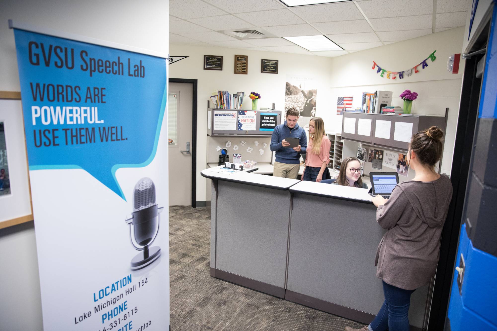 Front Lobby of Speech Lab